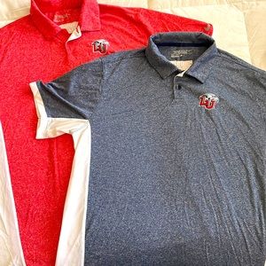 Nike Golf Dri-Fit Men’s Large Liberty University Polo Lot of 2